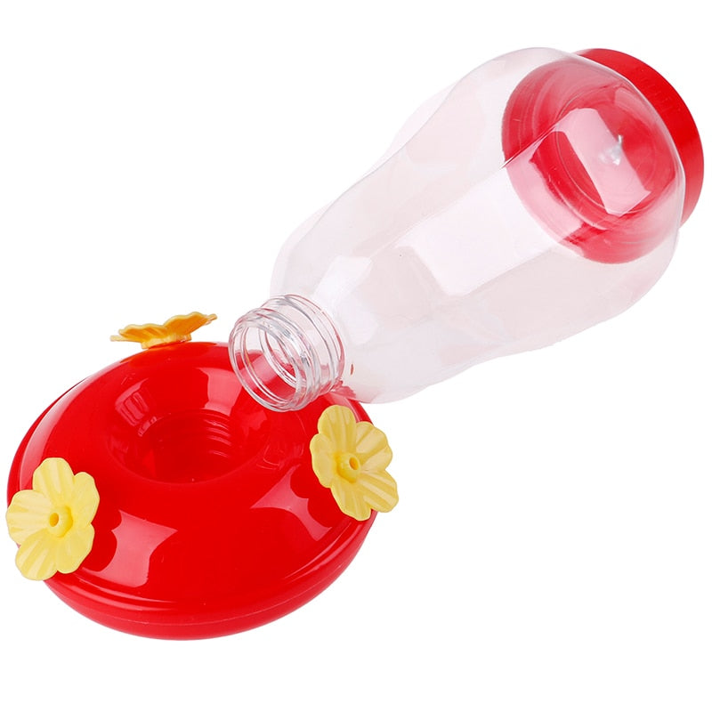Hanging Flower Hummingbird Feeder with Hook by HitMyNeed