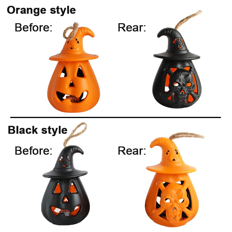Hanging Halloween Pumpkin Light Decor, 2-Pack by HitMyNeed