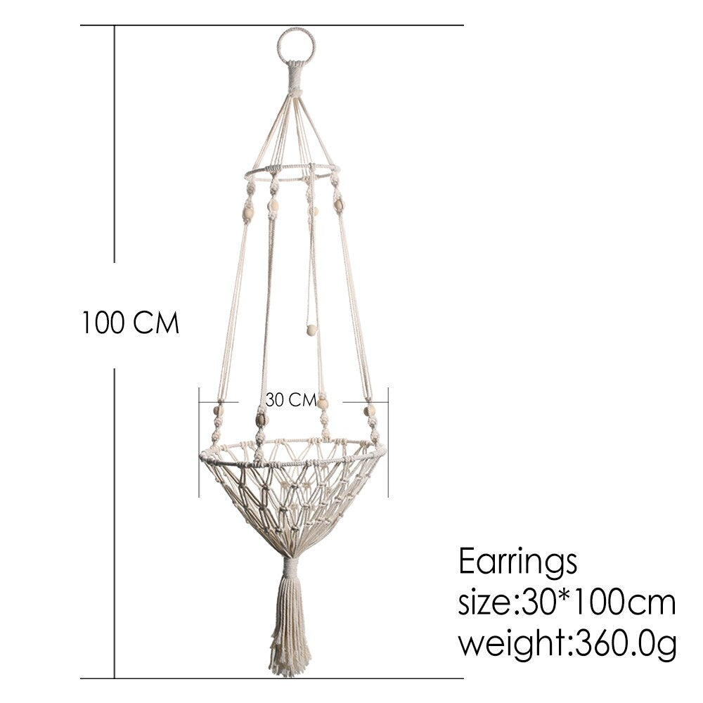 Hanging Macrame Cat Hammock Bed by HitMyNeed
