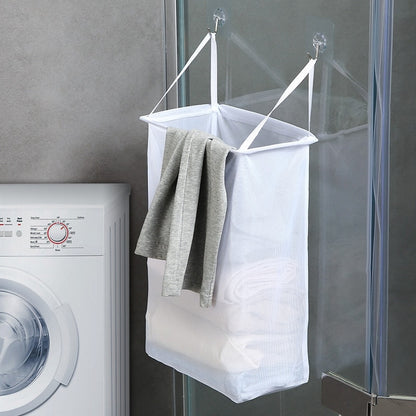 Hanging Mesh Laundry Bag with Handles by HitMyNeed