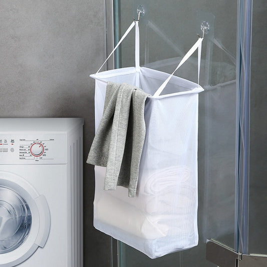 Hanging Mesh Laundry Bag with Handles by HitMyNeed