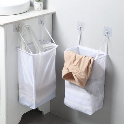 Hanging Mesh Laundry Bag with Handles by HitMyNeed