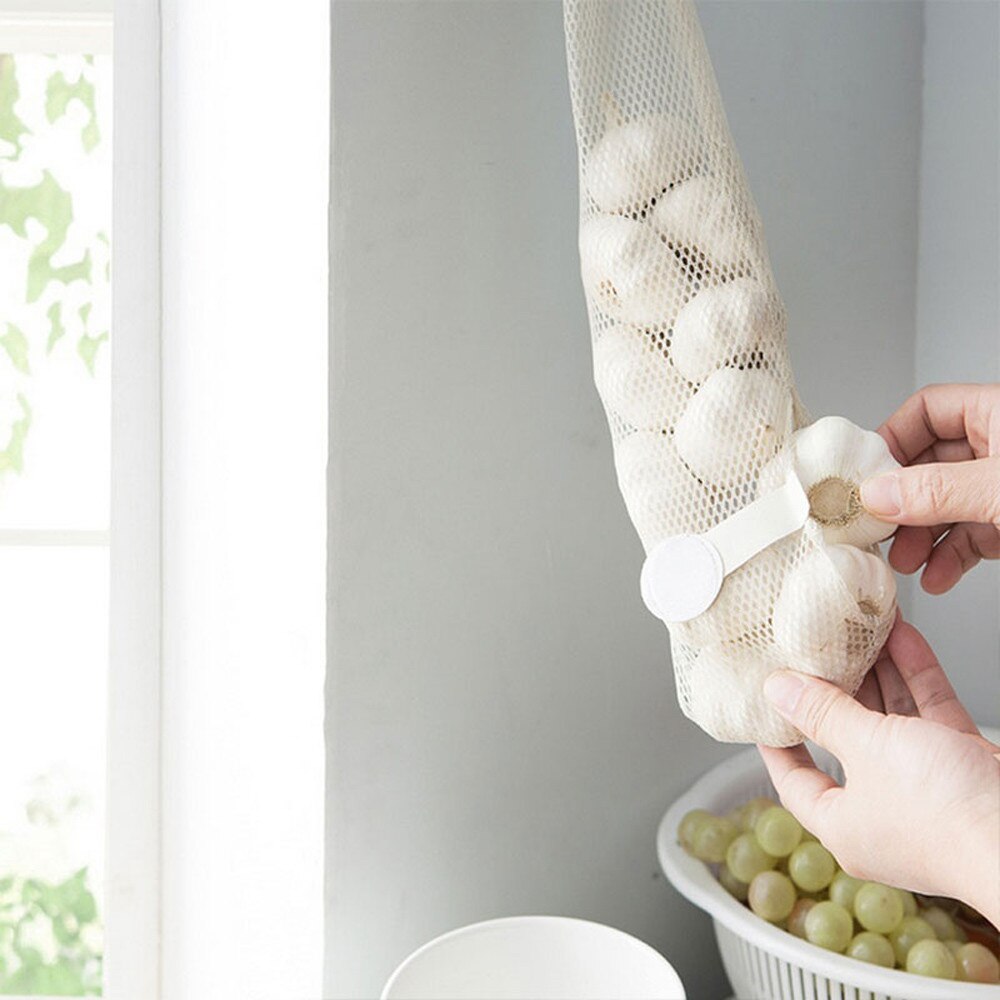 Hanging Mesh Vegetable Storage Bag 11 x 48 cm by HitMyNeed