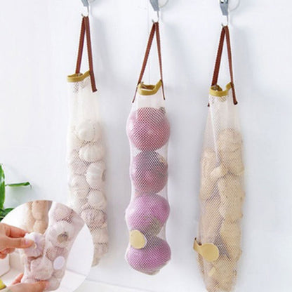 Hanging Mesh Vegetable Storage Bag 11 x 48 cm by HitMyNeed