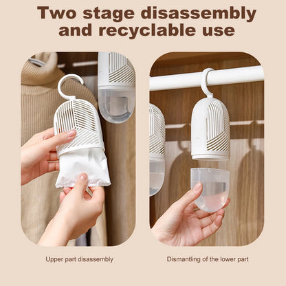 Hanging Moisture Absorber Box with Water Collector by HitMyNeed