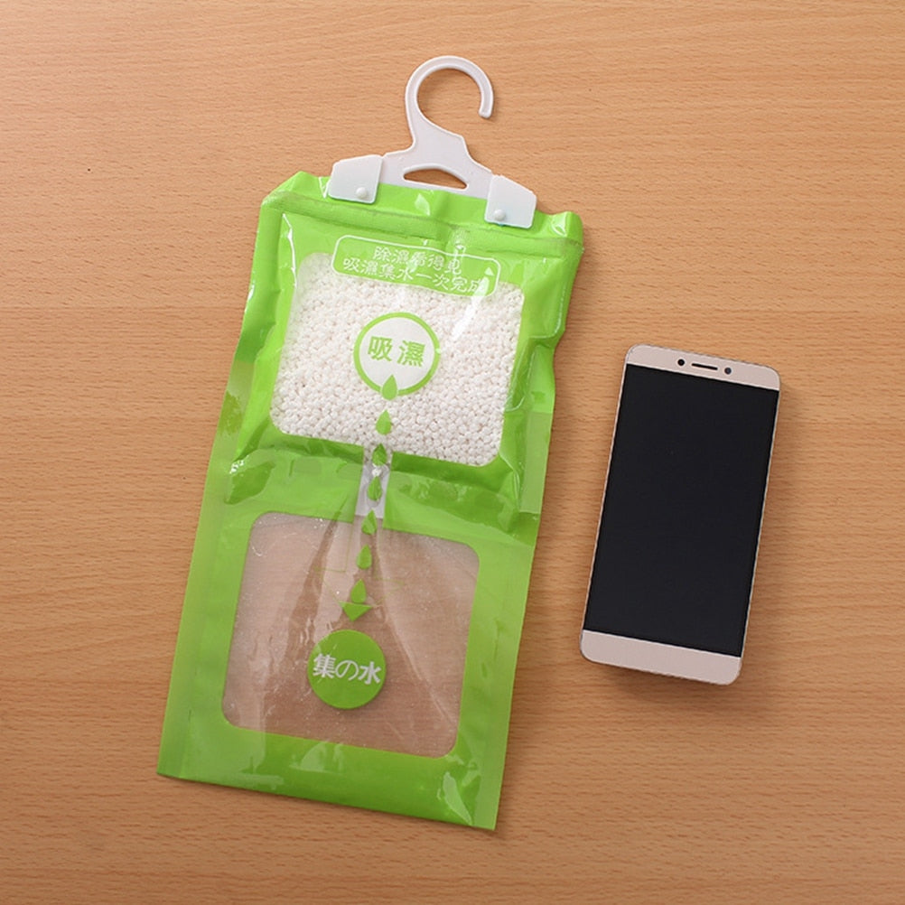 Hanging Moisture Absorber Desiccant Bag 500ml by HitMyNeed