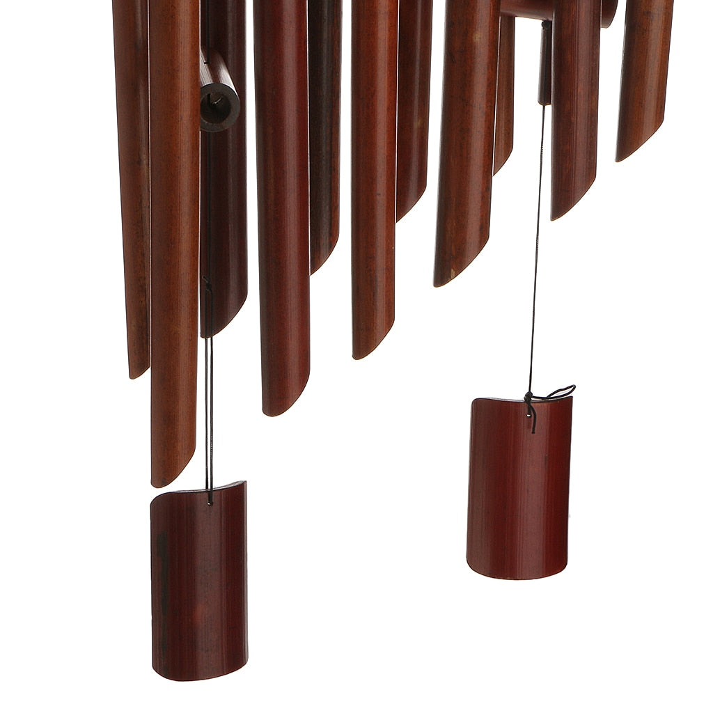 Hanging Natural Bamboo Wind Chimes 65cm by HitMyNeed