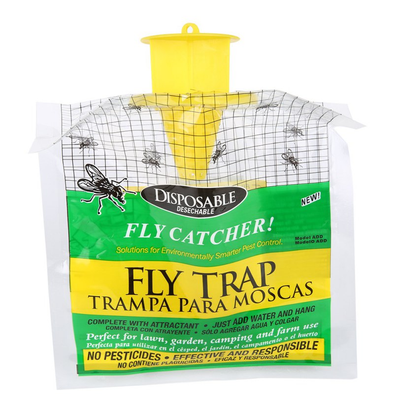 Hanging Outdoor Fly Trap Disposable Catcher by HitMyNeed
