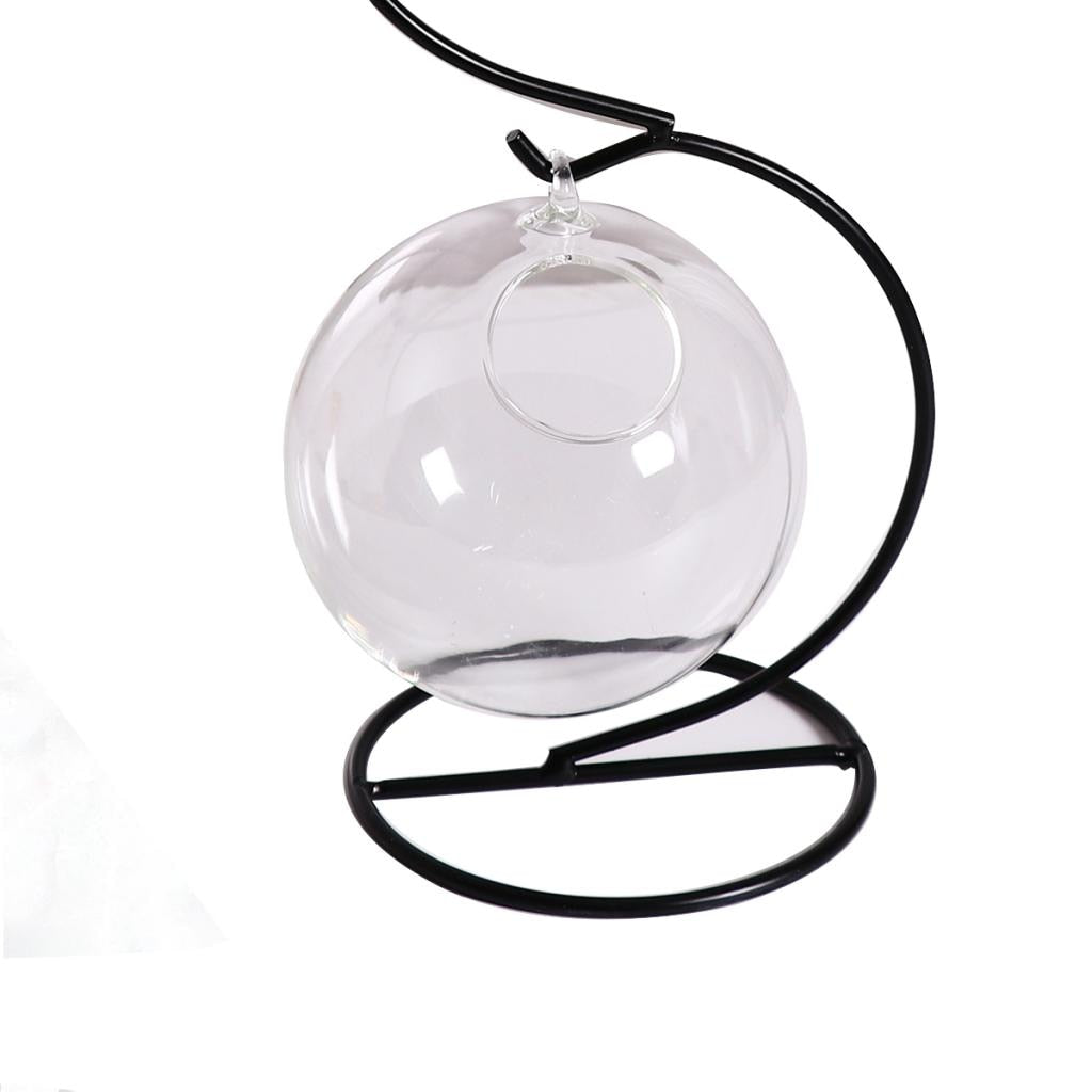 Hanging Plant Stand with Glass Terrarium Globes by HitMyNeed