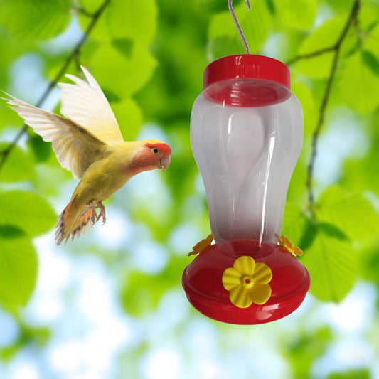 Hanging Plastic Hummingbird Feeder 18cm by HitMyNeed
