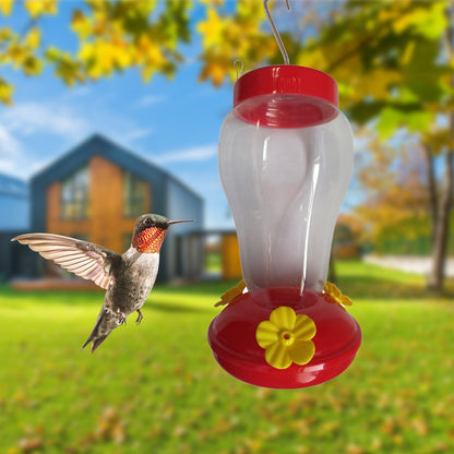 Hanging Plastic Hummingbird Feeder 18cm by HitMyNeed