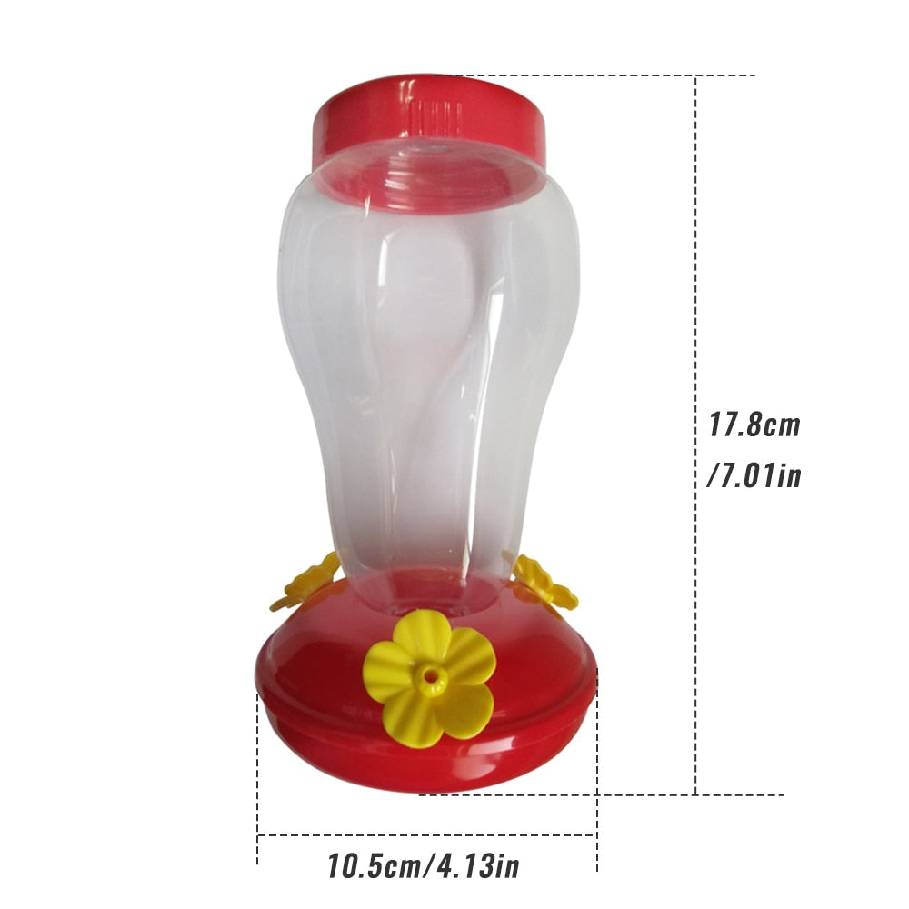 Hanging Plastic Hummingbird Feeder 18cm by HitMyNeed