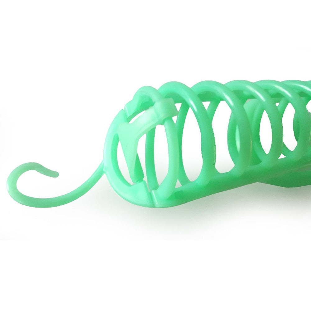 Hanging Plastic Spiral Bird Feeder with Perch by HitMyNeed