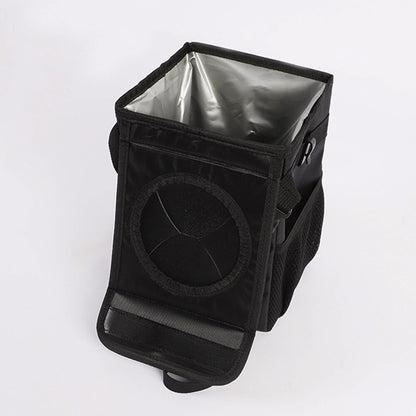 Hanging Portable Car Garbage Bin with Lid by HitMyNeed