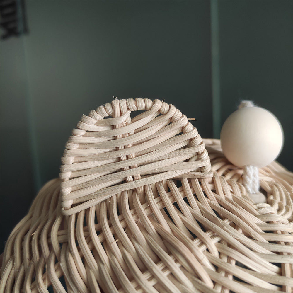 Hanging Rattan Wooden Crib Mobile for Nursery by HitMyNeed