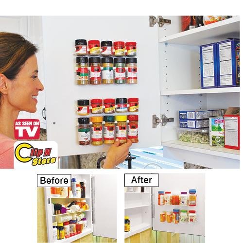 Hanging Spice Rack Cabinet Organizer by HitMyNeed