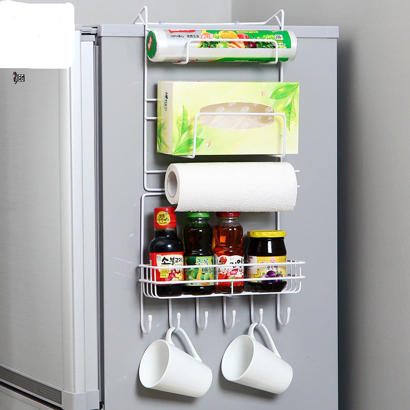 Hanging Steel Kitchen Storage Rack with Suction Cups by HitMyNeed