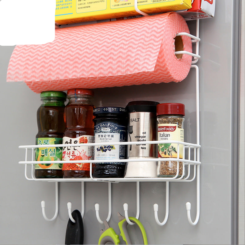Hanging Steel Kitchen Storage Rack with Suction Cups by HitMyNeed