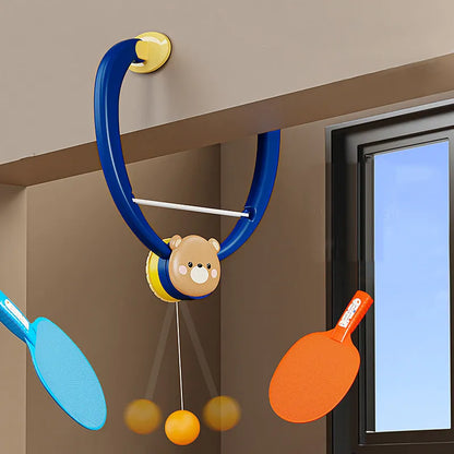 Hanging Table Tennis Trainer Set for Kids & Adults by HitMyNeed