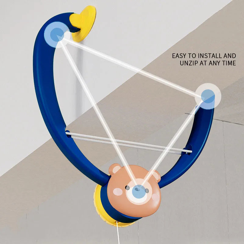 Hanging Table Tennis Trainer Set for Kids & Adults by HitMyNeed