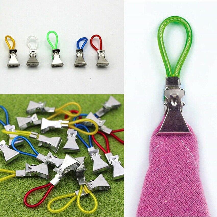 Hanging Tea Towel Clips Set of 5 by HitMyNeed
