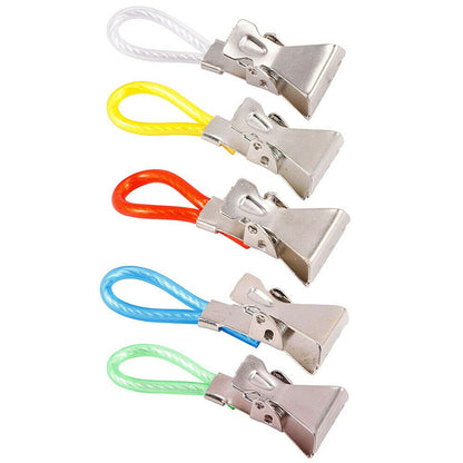 Hanging Tea Towel Clips Set of 5 by HitMyNeed