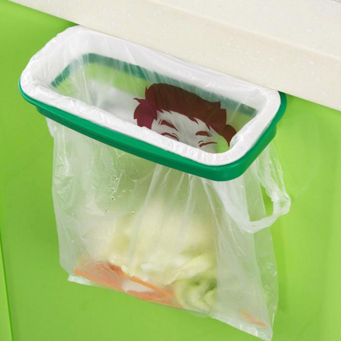 Hanging Trash Bag Holder for Cabinets & Doors by HitMyNeed