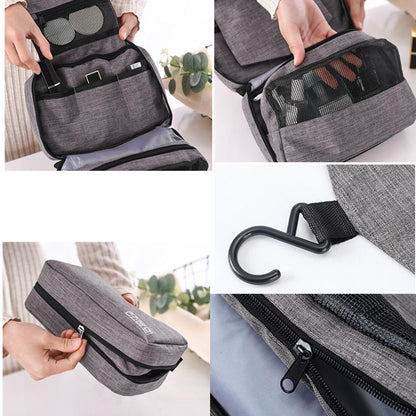 Hanging Travel Cosmetic Bag with Multiple Compartments by HitMyNeed