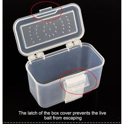 Hanging Waist Plastic Live Bait Box with Vent Lid by HitMyNeed