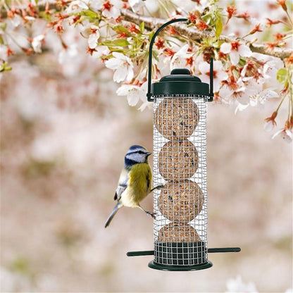Hanging Wire Mesh Bird Feeder for Nuts and Seeds by HitMyNeed