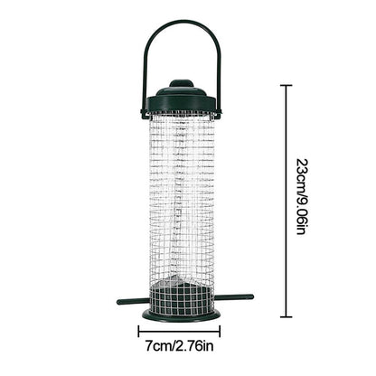 Hanging Wire Mesh Bird Feeder for Nuts and Seeds by HitMyNeed