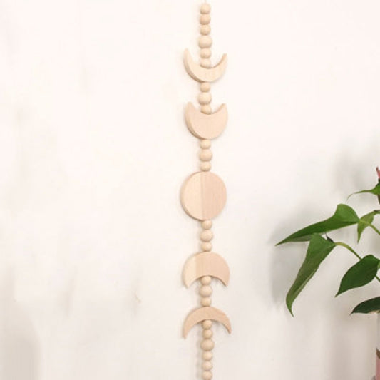 Hanging Wooden Moon Phase Garland Wall Decor by HitMyNeed