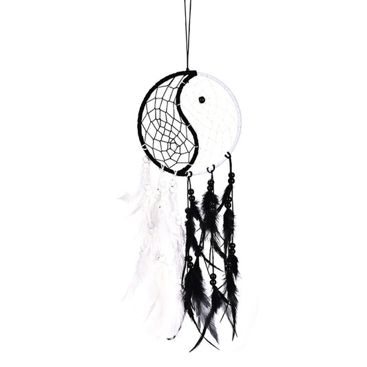 Hanging Yin Yang Dream Catcher Wall Decor by HitMyNeed
