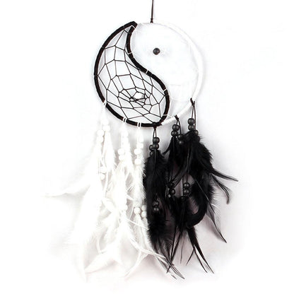 Hanging Yin Yang Dream Catcher Wall Decor by HitMyNeed