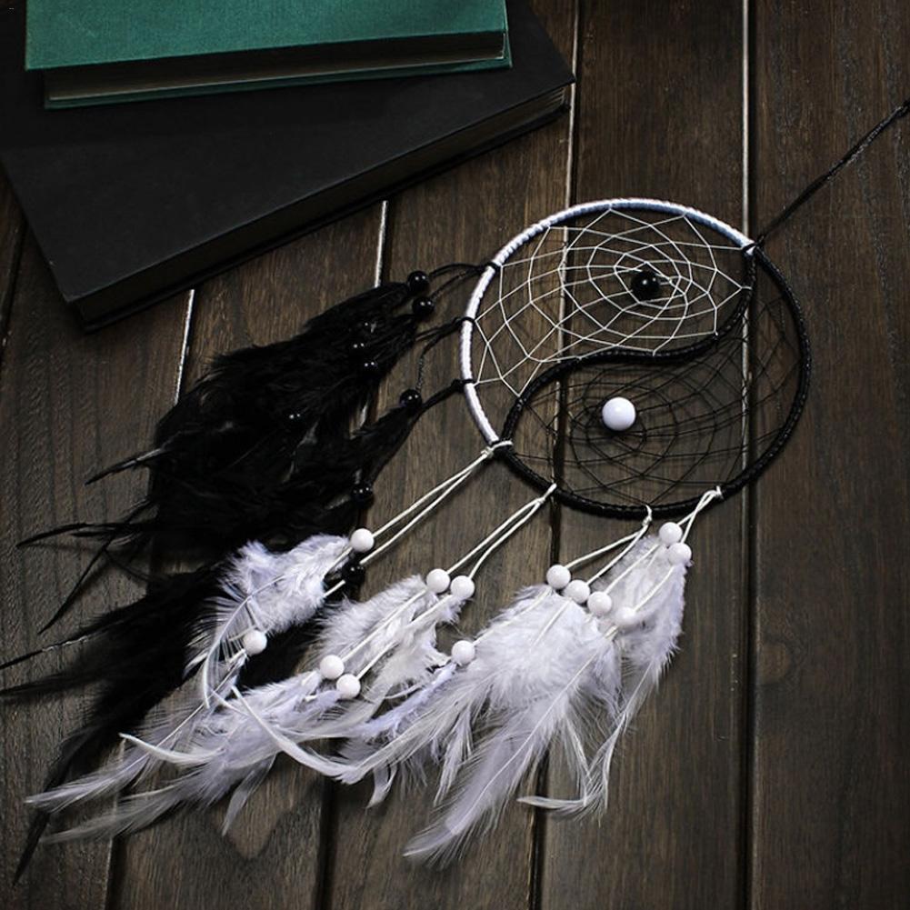 Hanging Yin Yang Dream Catcher Wall Decor by HitMyNeed