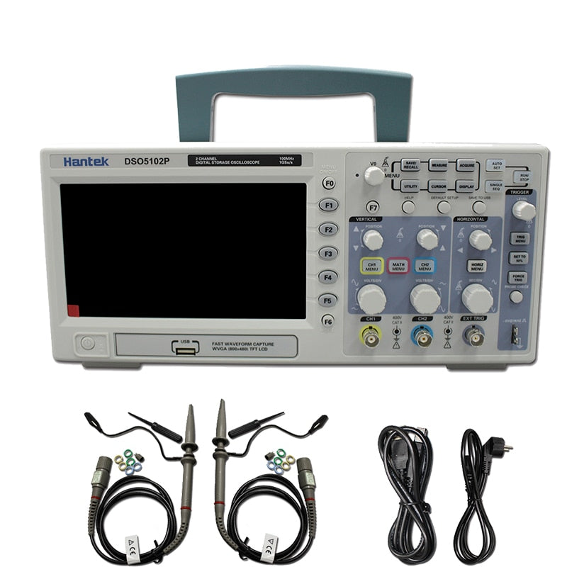 Hantek DSO5102P 100MHz Digital Storage Oscilloscope by HitMyNeed