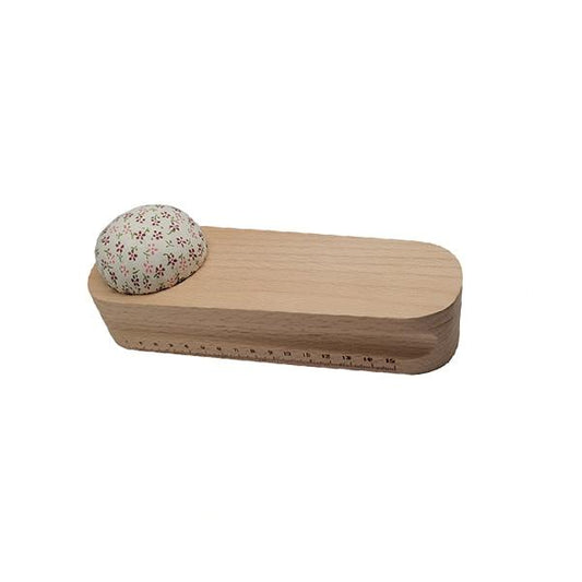 Hardwood Tailor's Clapper with Scale & Pin Cushion by HitMyNeed