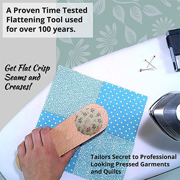 Hardwood Tailor's Clapper with Scale & Pin Cushion by HitMyNeed