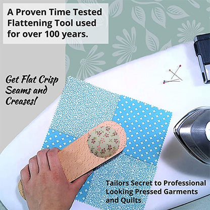 Hardwood Tailor's Clapper with Scale & Pin Cushion by HitMyNeed