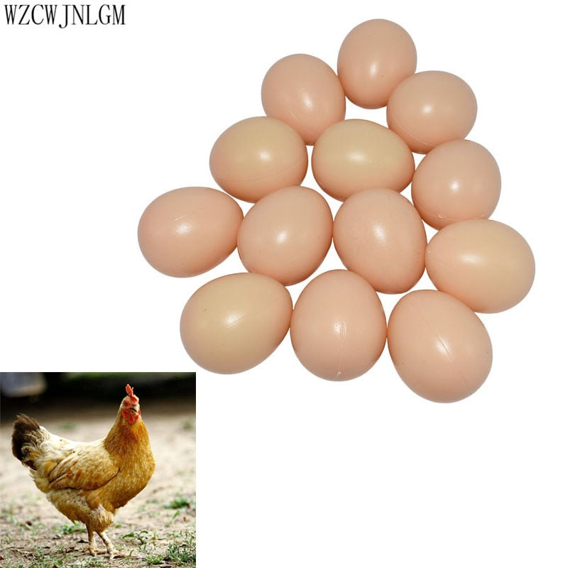 Hatching Simulation Dummy Chicken Eggs, 7 Pack by HitMyNeed