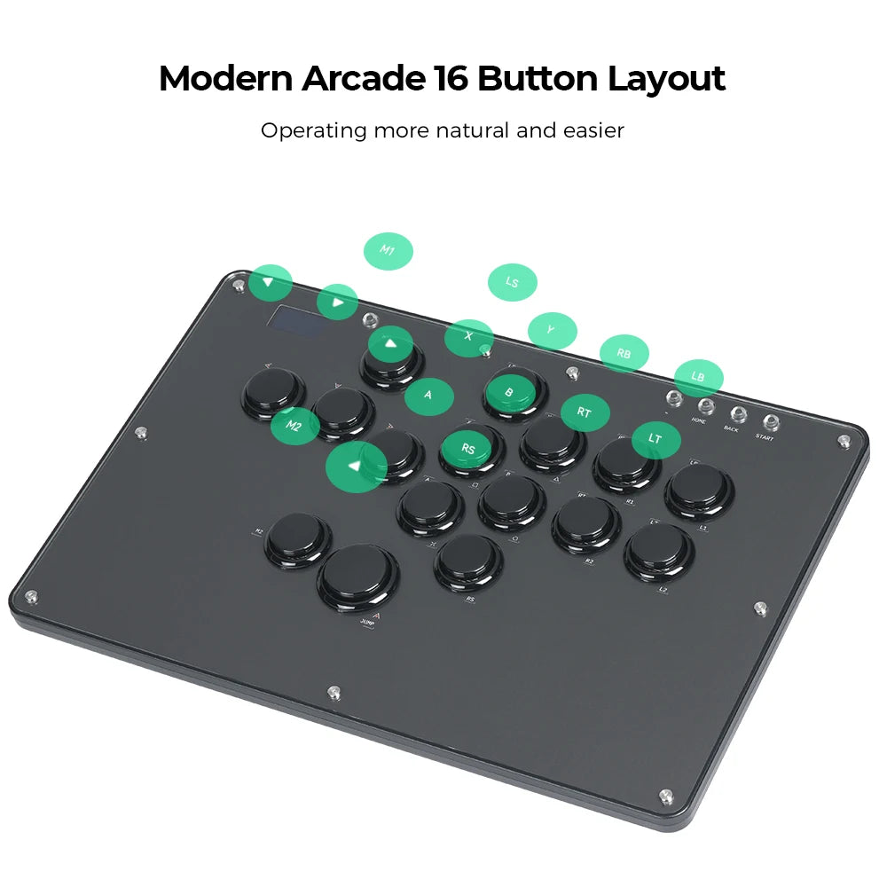 HautePad U16 Leverless Hitbox Arcade Controller by HitMyNeed