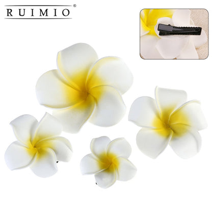 Hawaiian Flower Hair Clips Set of 4 by HitMyNeed