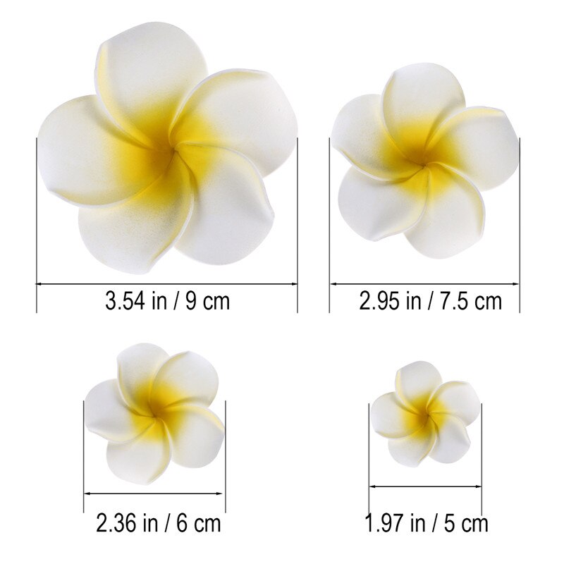 Hawaiian Flower Hair Clips Set of 4 by HitMyNeed