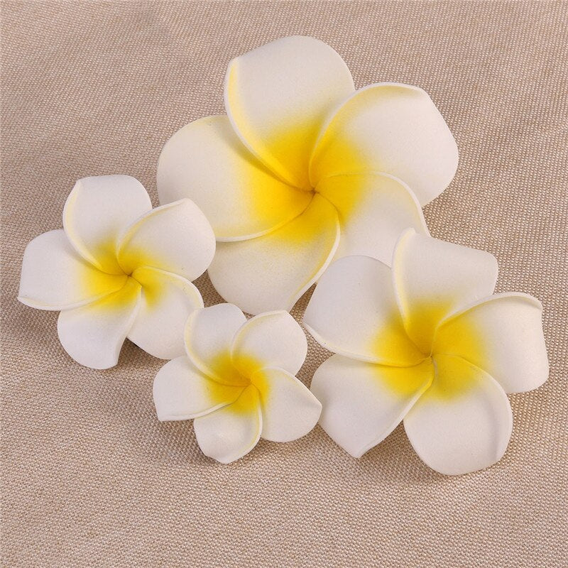 Hawaiian Flower Hair Clips Set of 4 by HitMyNeed