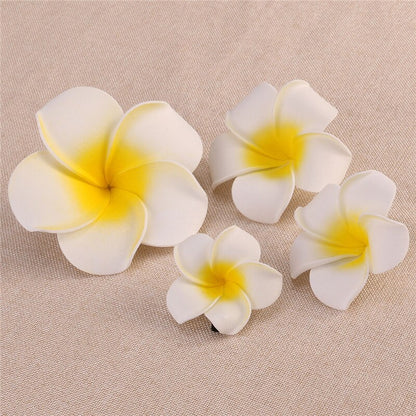 Hawaiian Flower Hair Clips Set of 4 by HitMyNeed