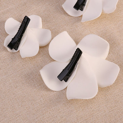 Hawaiian Plumeria Flower Hair Clips, 24 Pack by HitMyNeed