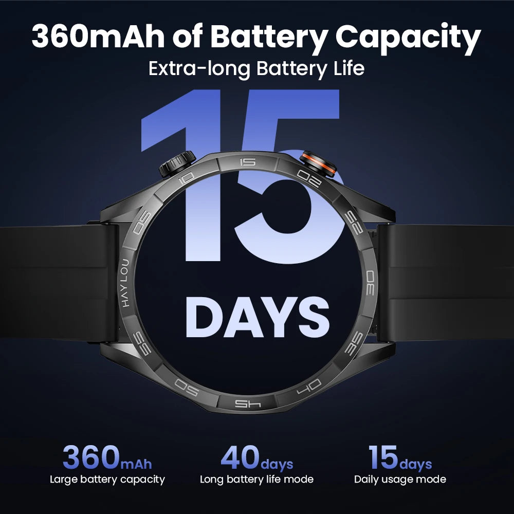 HAYLOU Solar 5 Voice Calling AMOLED Sports Smartwatch by HitMyNeed