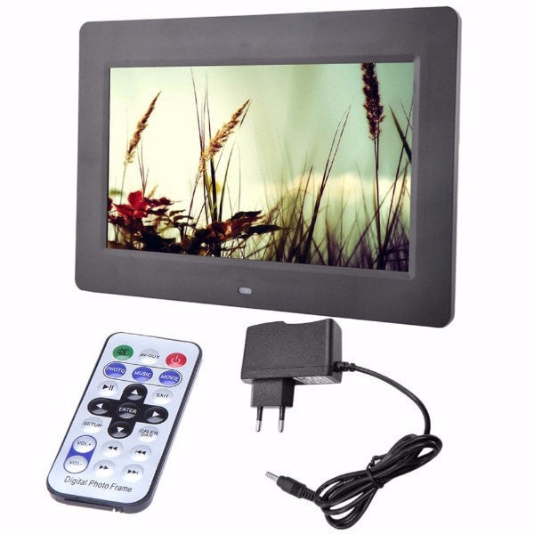 HD Digital Photo Frame with Alarm Clock and Video by HitMyNeed
