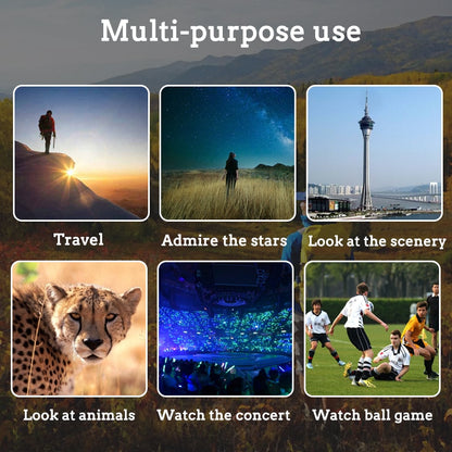HD Monocular Telescope with Smartphone Adapter & Tripod (Low-Light Vision) by HitMyNeed