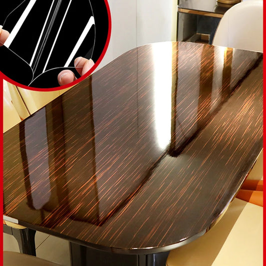 HD Transparent Heat-Resistant Furniture Protective Film 0-1mm-thk 40x100cm by HitMyNeed